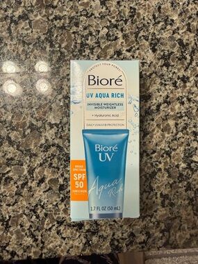 Viral Bioré UV Aqua Rich SPF 50 Invisible Weightless Moisturizer *BNIB*